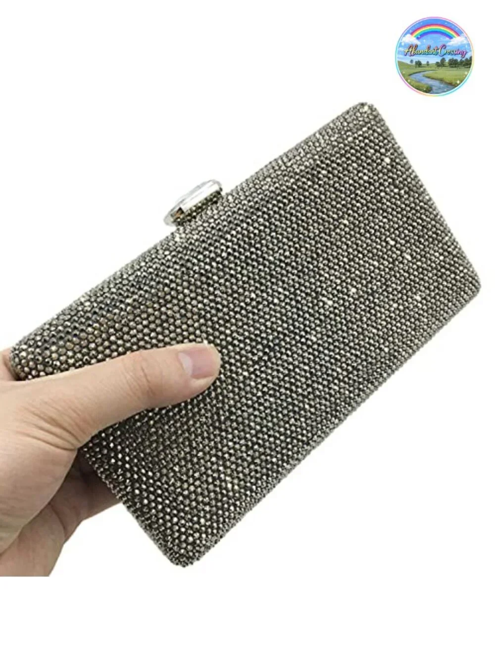 Crystal Evening Clutch Purse Rhinestone Bridal Box Clutch Womens Party Wedding